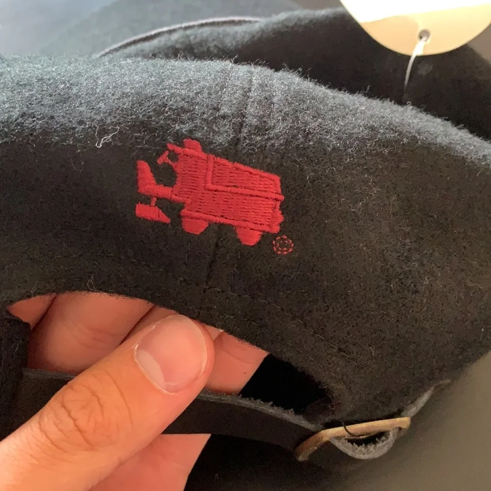 Vintage Velvet/felt Zamboni Hat Y2K Adjustable - Picture 2 of 4